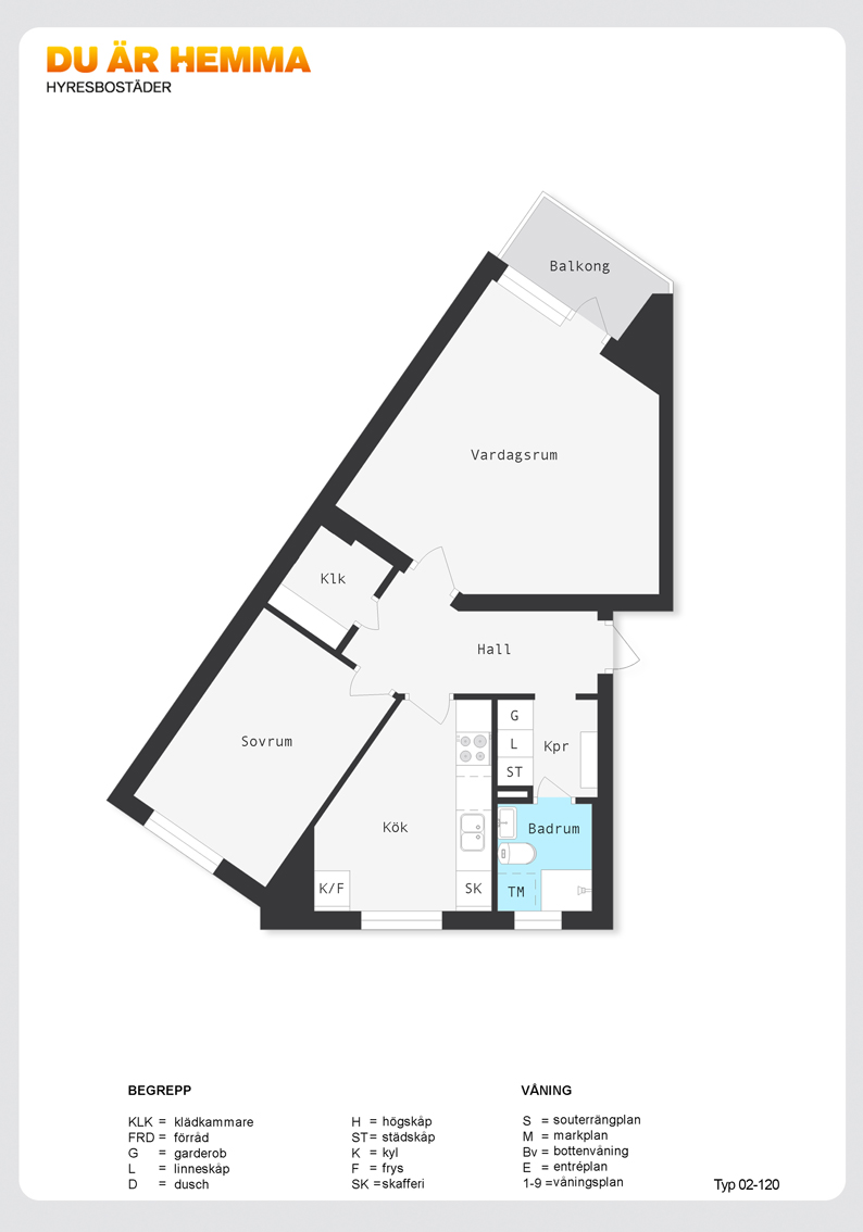 Planritning för Ljuragatan 159