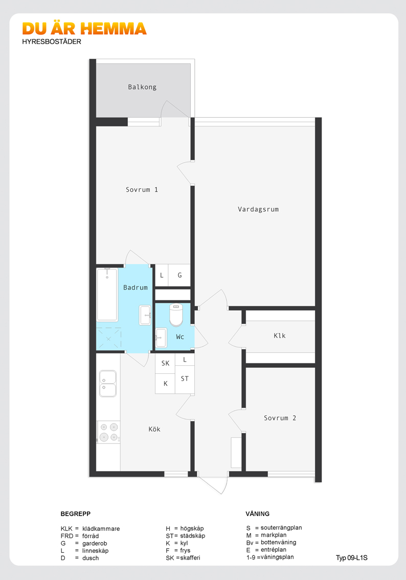 Planritning för S:t Persgatan 132 B