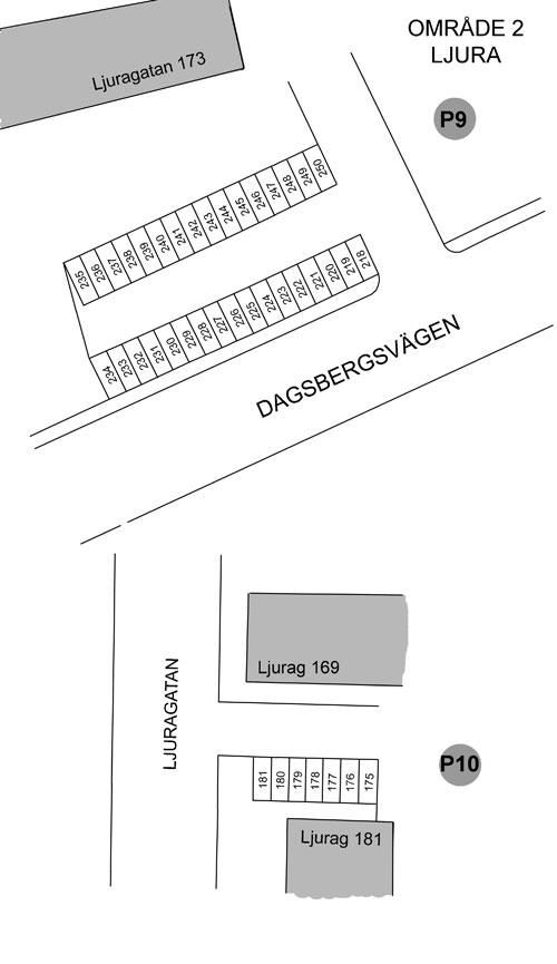 Planritning för Ljuragatan 181