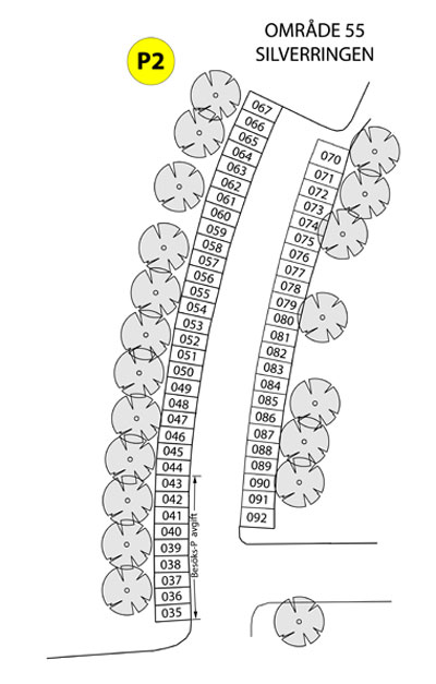 Planritning för Silverringen
