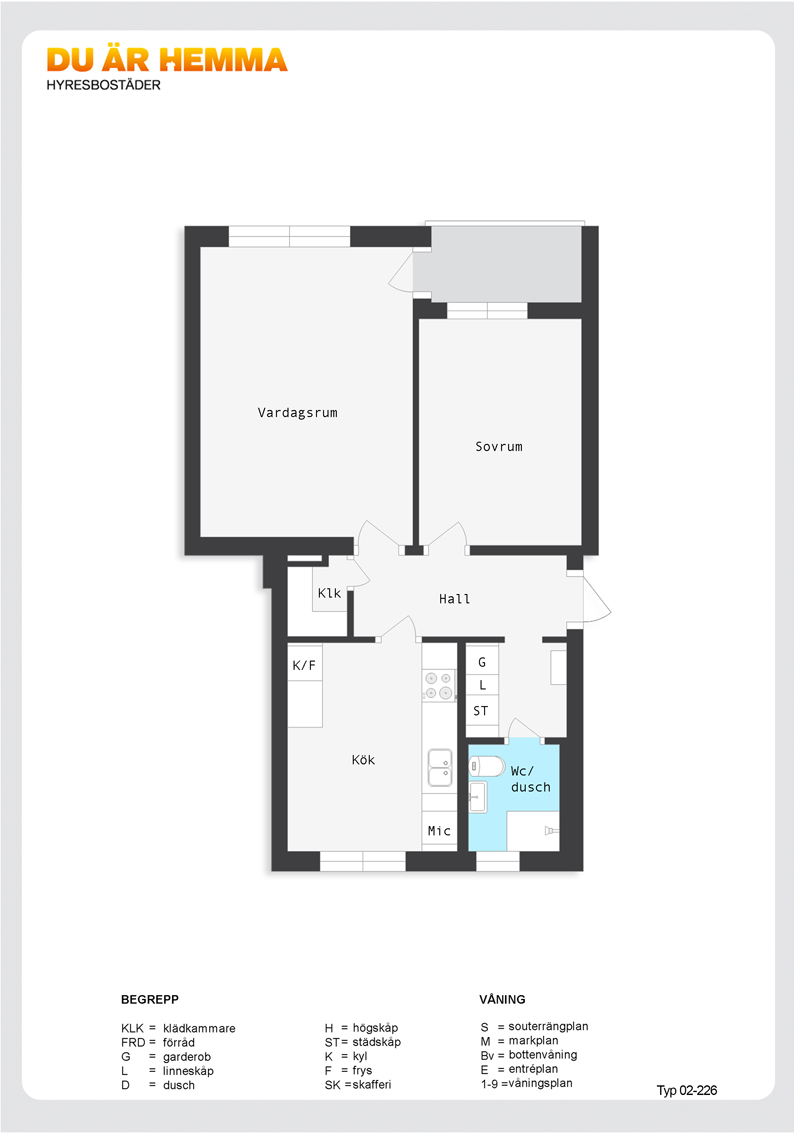 Planritning för Ljuragatan 7