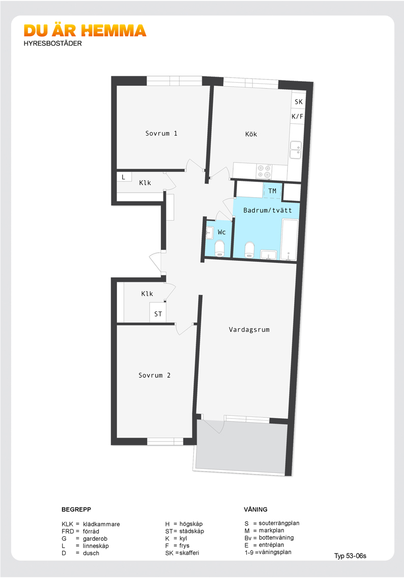 Planritning för Guldringen 1