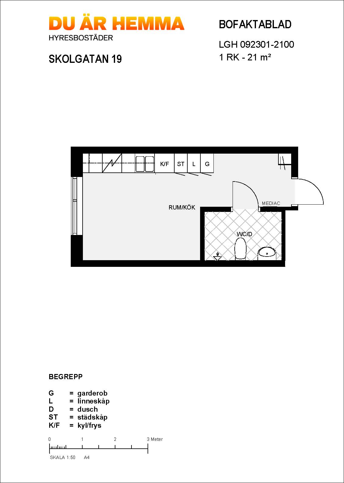 Planritning för Skolgatan 19