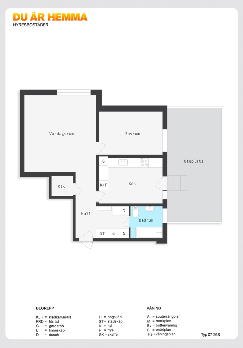 Planritning för Hammargatan 17
