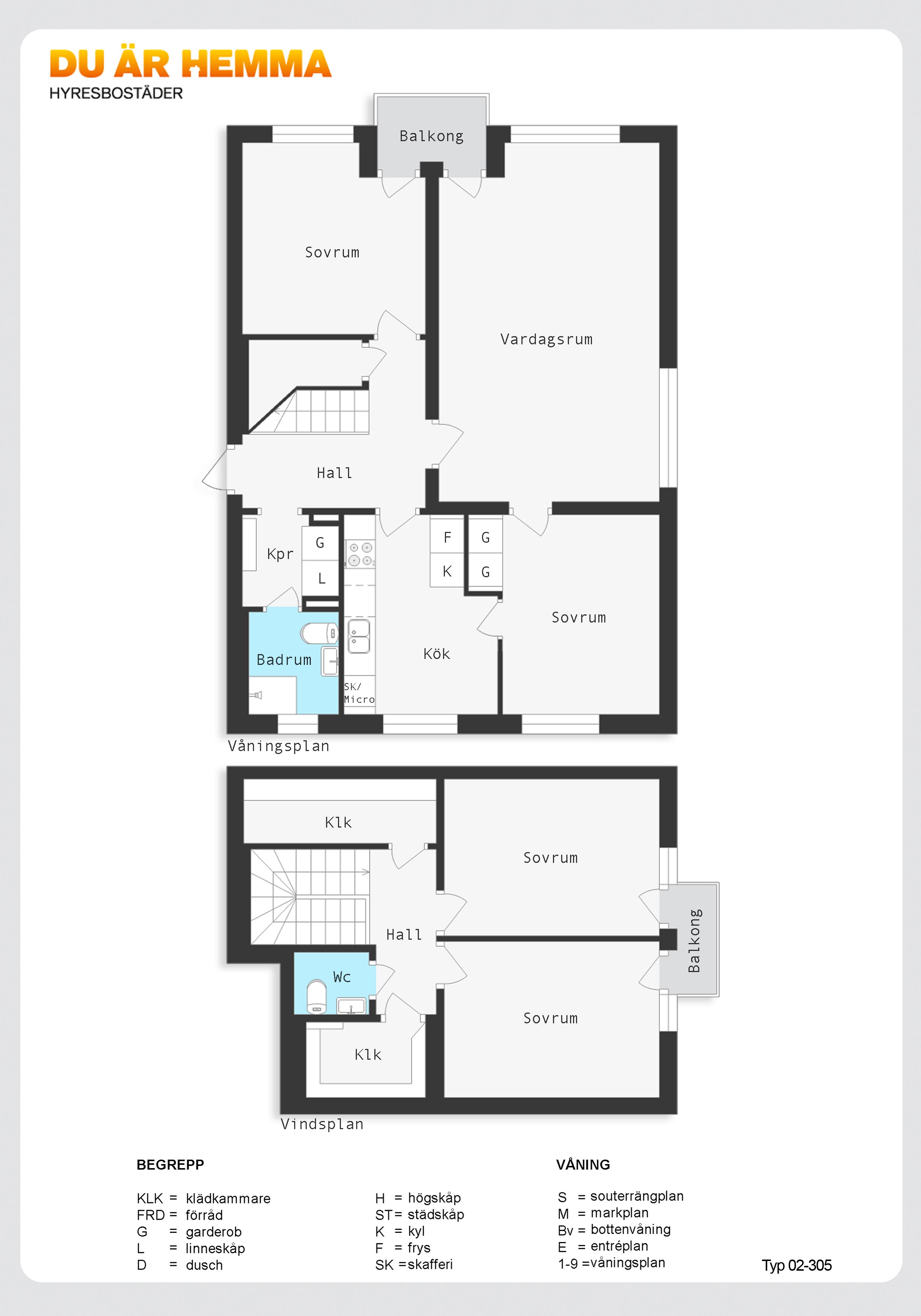 Planritning för Albrektsvägen 47
