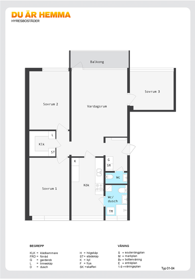 Planritning för Klingsbergsgatan 59