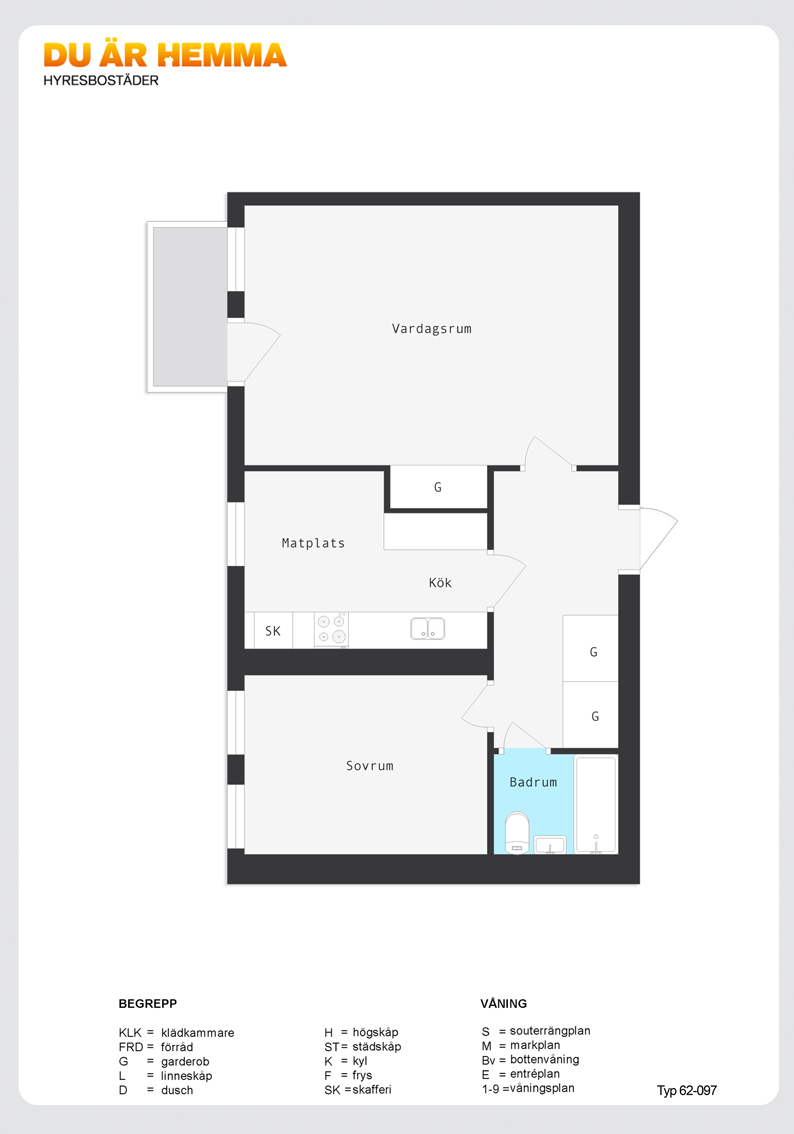 Planritning för Holms väg 11 B