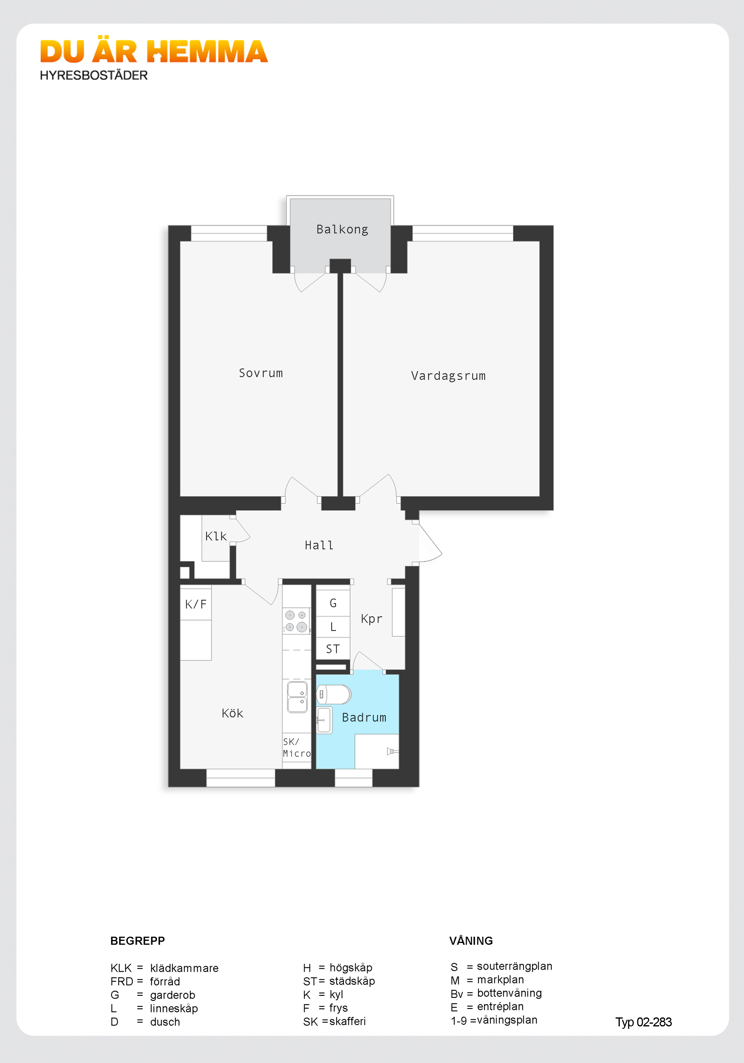 Planritning för Albrektsvägen 63