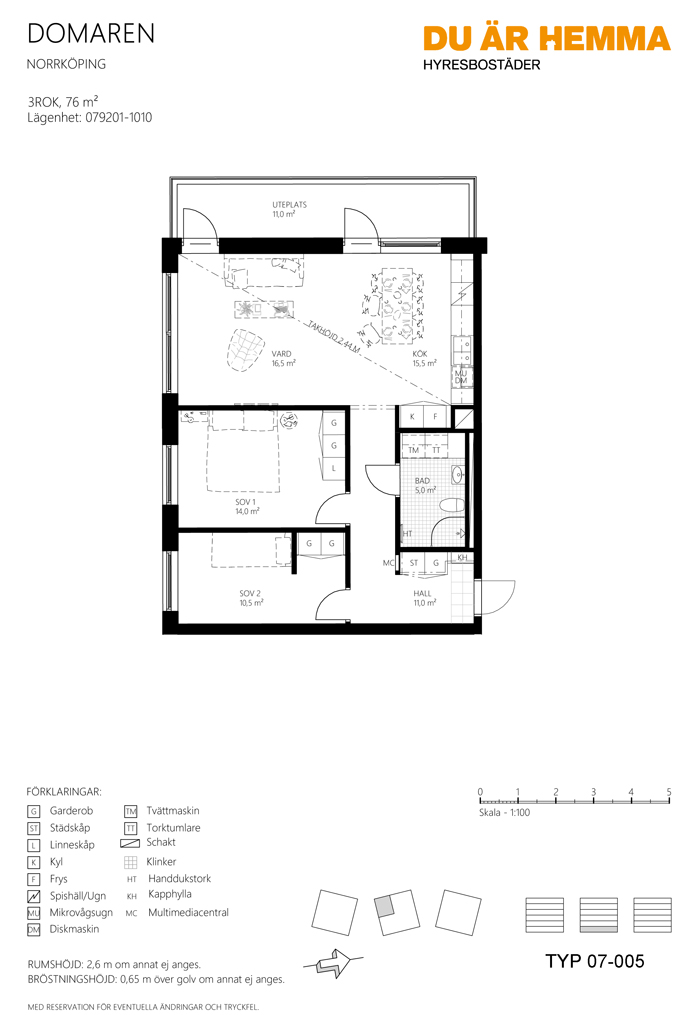 Planritning för Ektorpsgatan 4