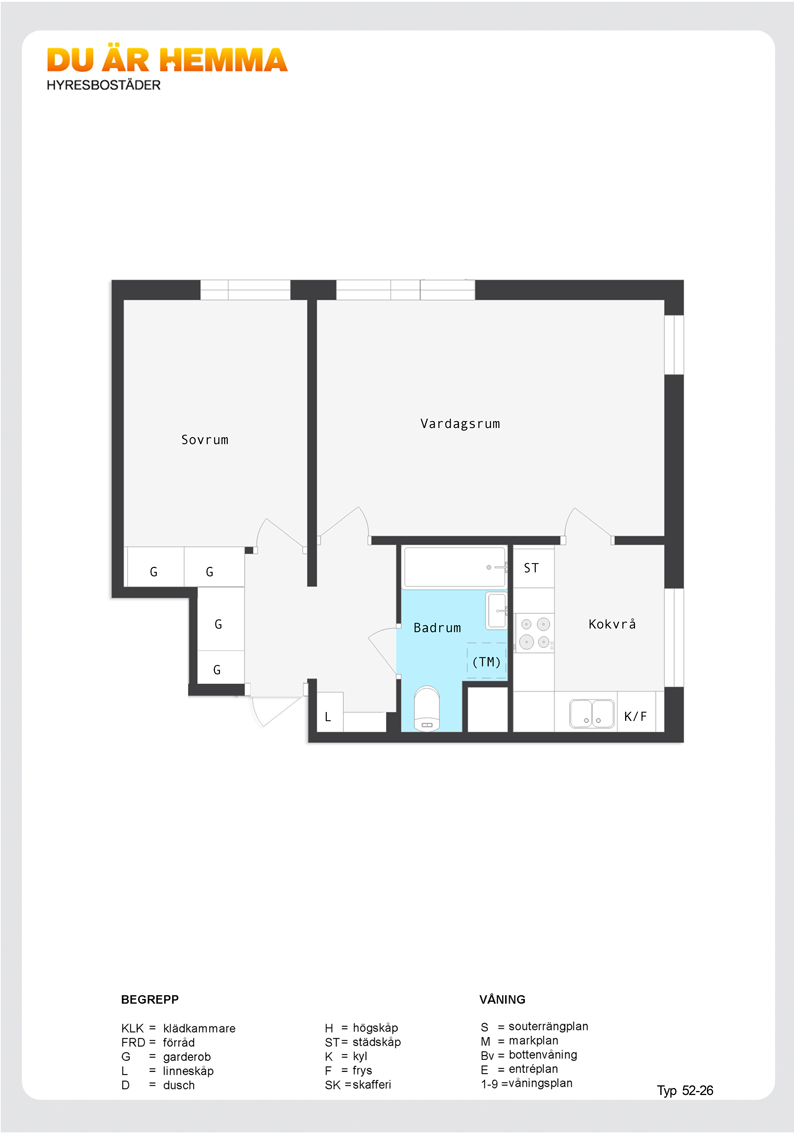 Planritning för Guldringen 45