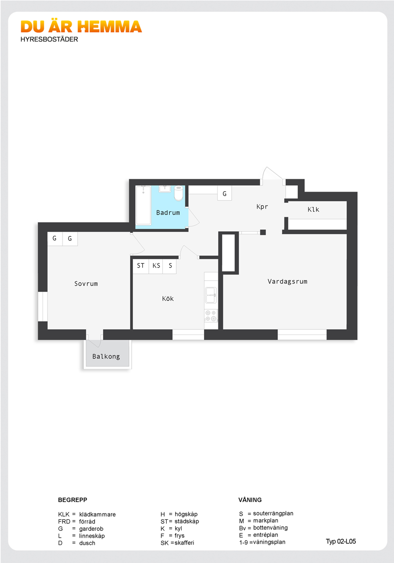 Planritning för Lagergrensgatan 18