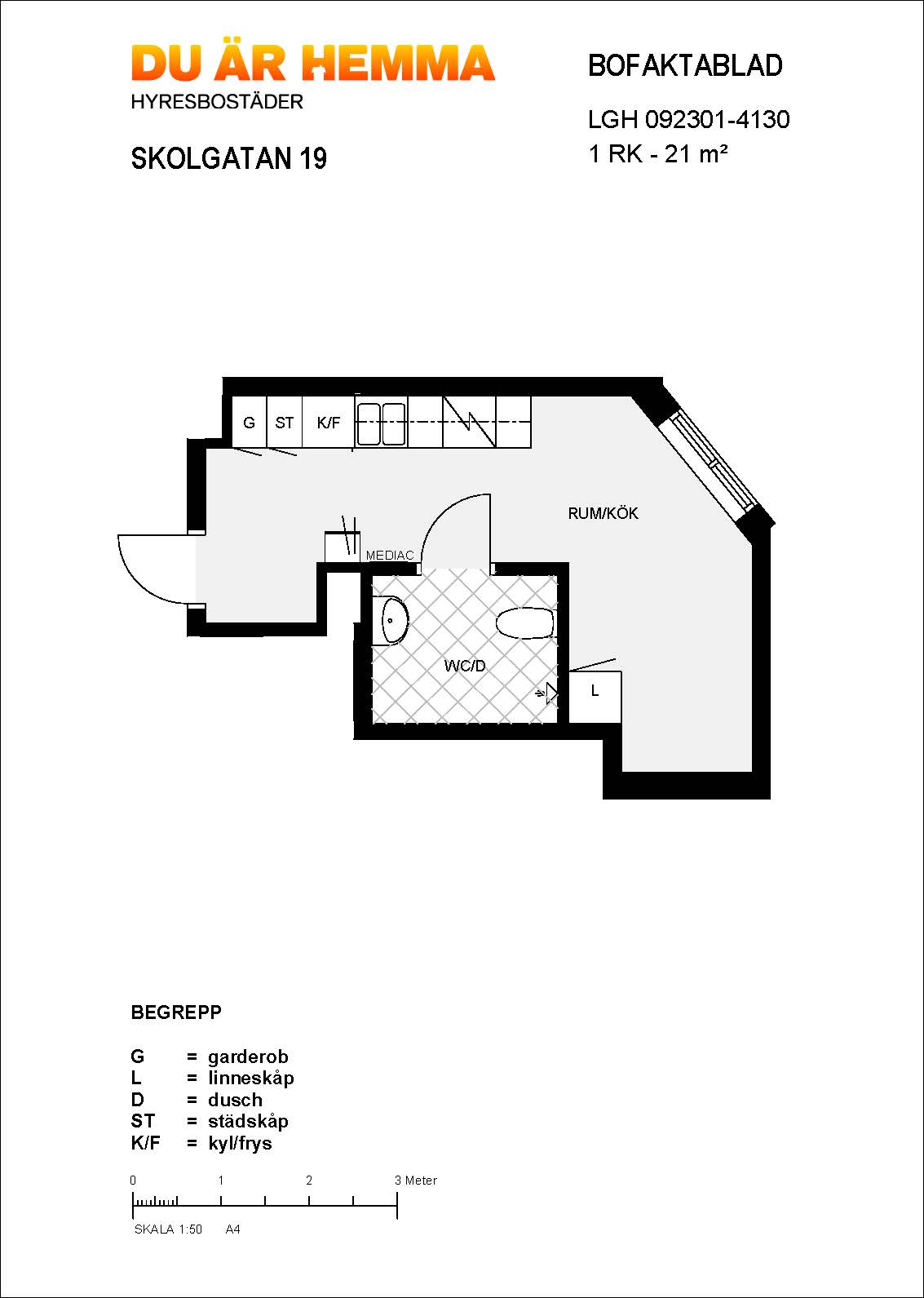 Planritning för Skolgatan 19