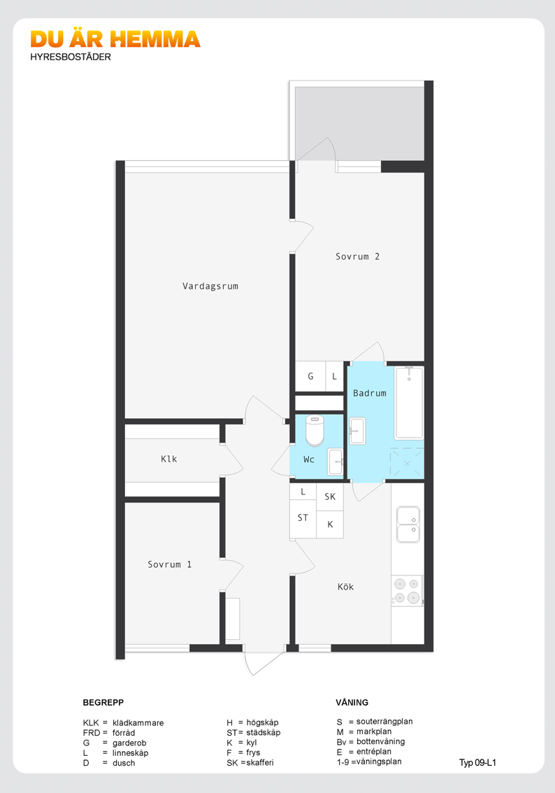 Planritning för S:t Persgatan 132 A