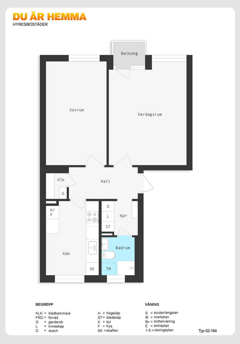 Planritning för Ljuragatan 173