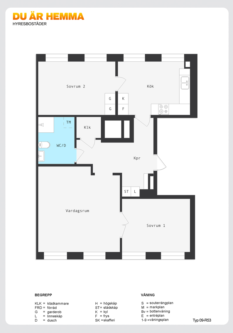 Planritning för Repslagaregatan 5