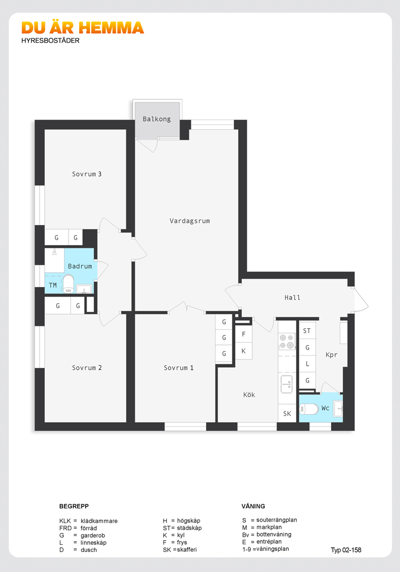Planritning för Ljuragatan 169