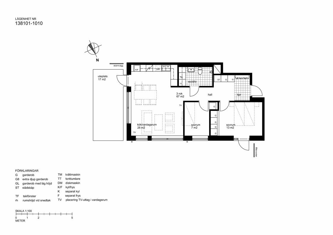 Planritning för Oskarsgatan 27