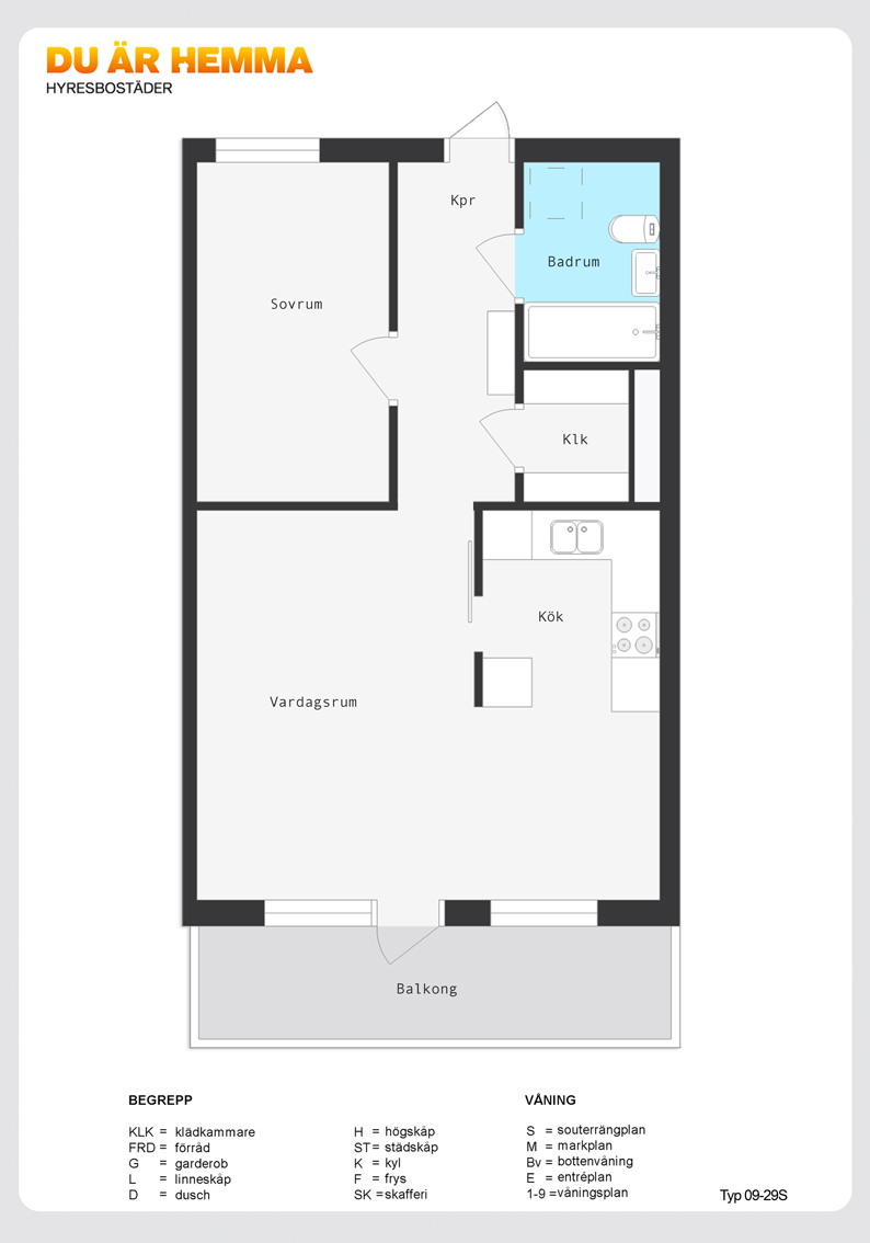 Planritning för Skepparegatan 26
