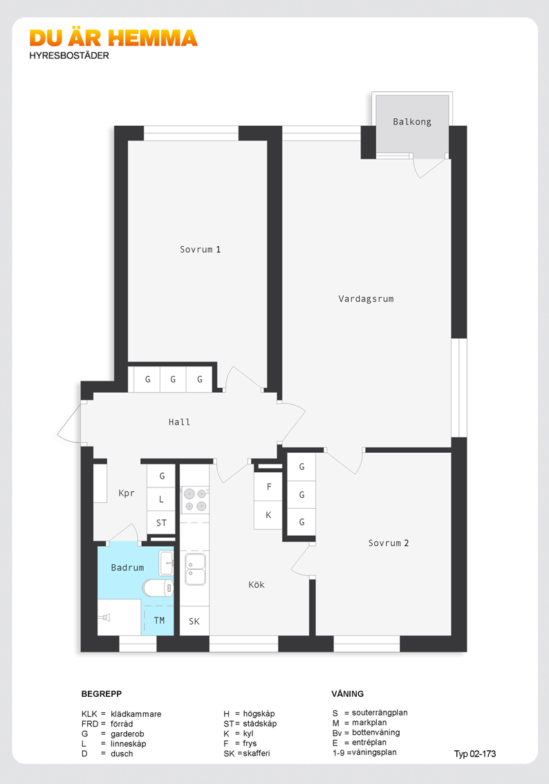 Planritning för Ljuragatan 179