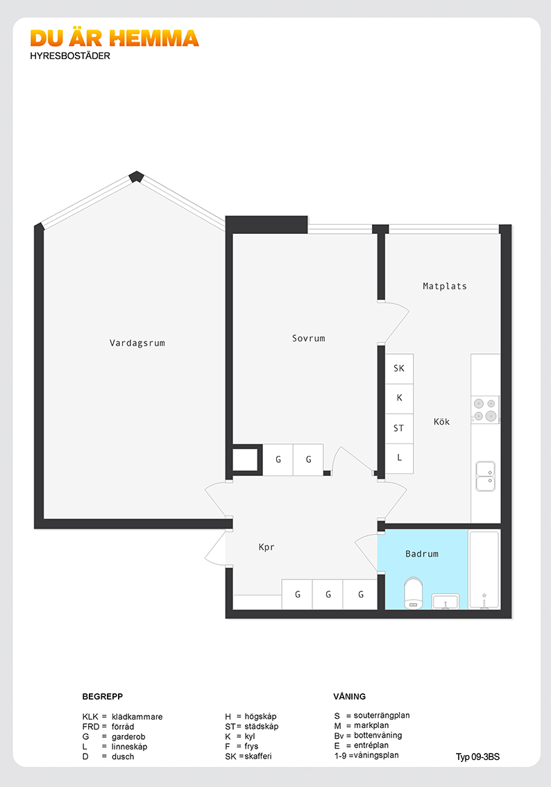 Planritning för Hantverkaregatan 57