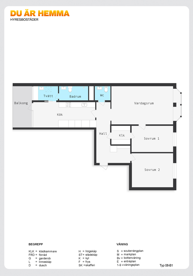 Planritning för Bergslagsgatan 16