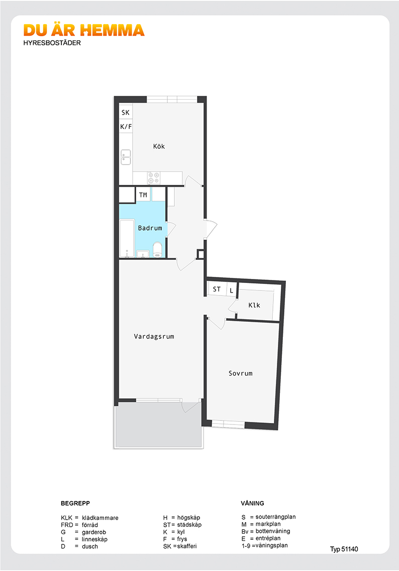 Planritning för Guldringen 77