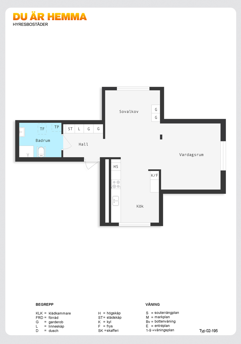 Planritning för Ljuragatan 57