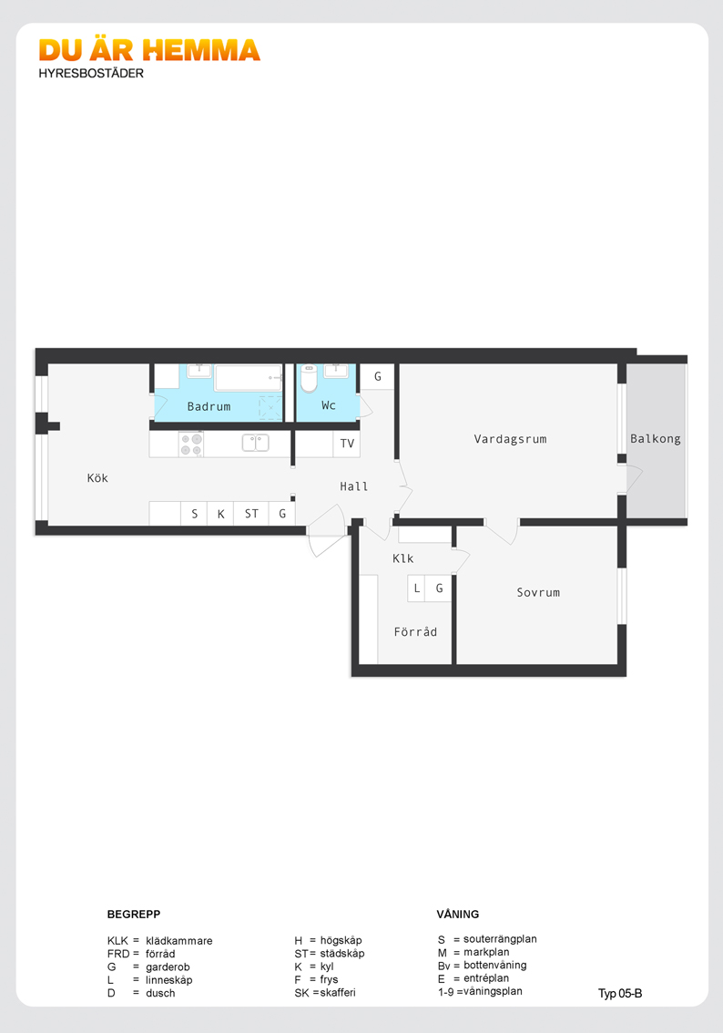 Planritning för Plåtslagaregatan 65