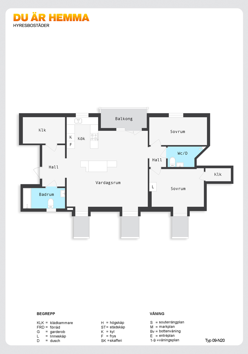 Planritning för Nya Rådstugugatan 44